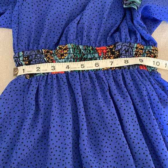 Vintage, 80s, Assorti for Susan Freis ruffle sheer dress - Picture 9 of 11